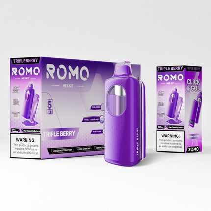 Romo Hex Pod Full Kit Disposable 5%