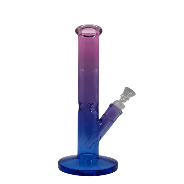 10" Straight Tube Gradient Water Pipe