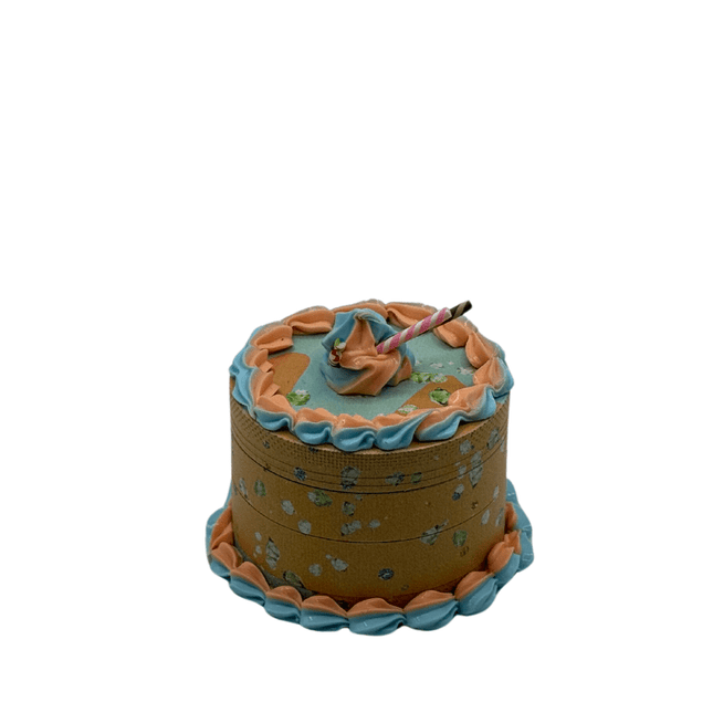 2.25" Cake 4 Part Grinder orange cake