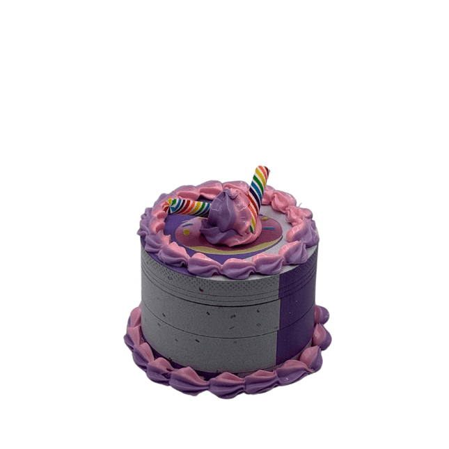 2.25" Cake 4 Part Grinder purple cake