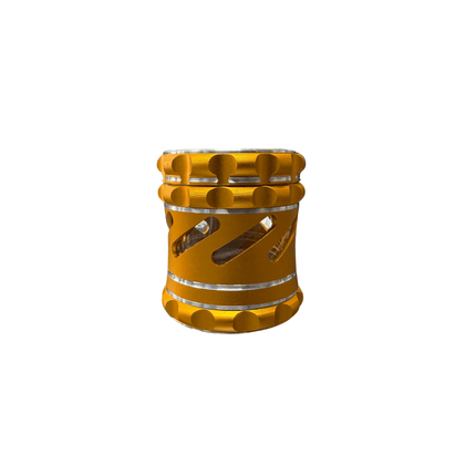 2.25" Swirl Compartment Grinder gold