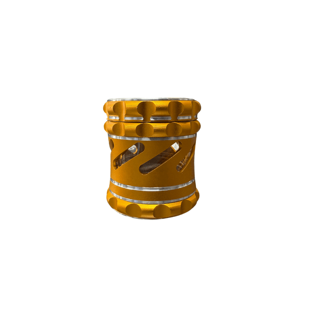 2.25" Swirl Compartment Grinder gold