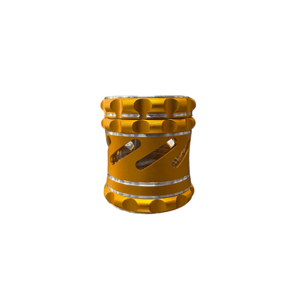 2.25" Swirl Compartment Grinder gold