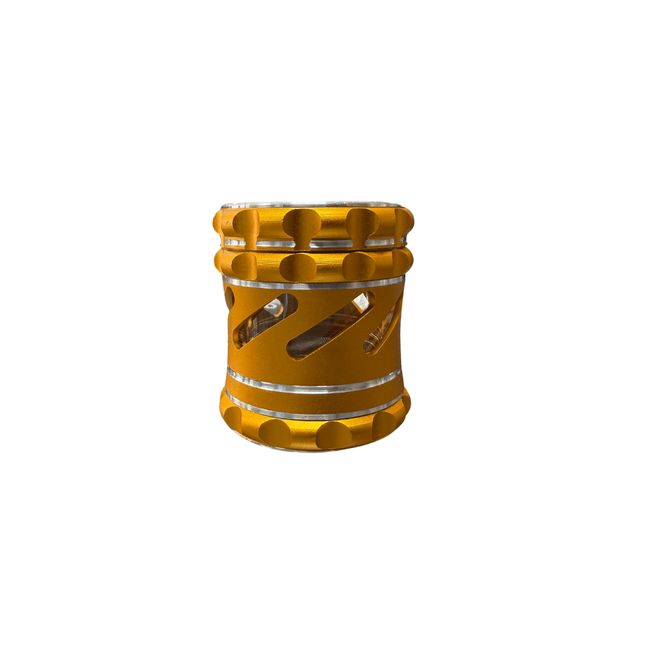 2.25" Swirl Compartment Grinder gold