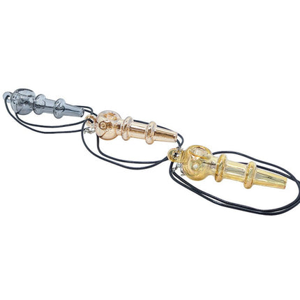 4" Electro Plated Spoon Necklace Hand Pipe - Virginia Vapes & Tobacco