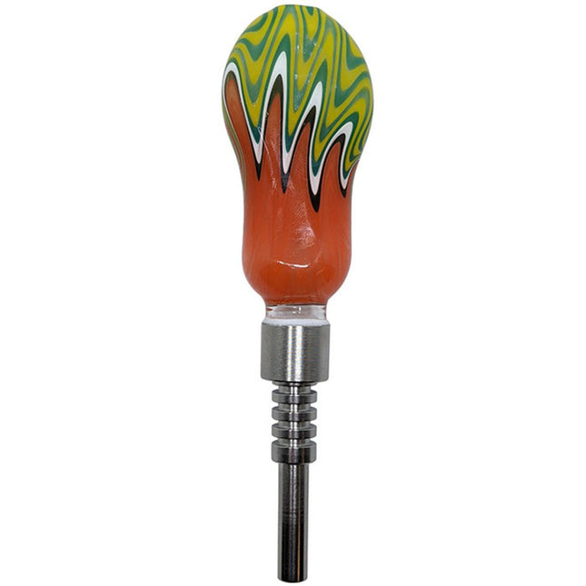 4" Reversal Nectar Collector with Screw Tip - Virginia Vapes & Tobacco