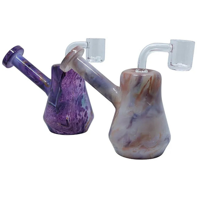 5" Assorted Stone Bubbler Wax Rig - Virginia Vapes & Tobacco