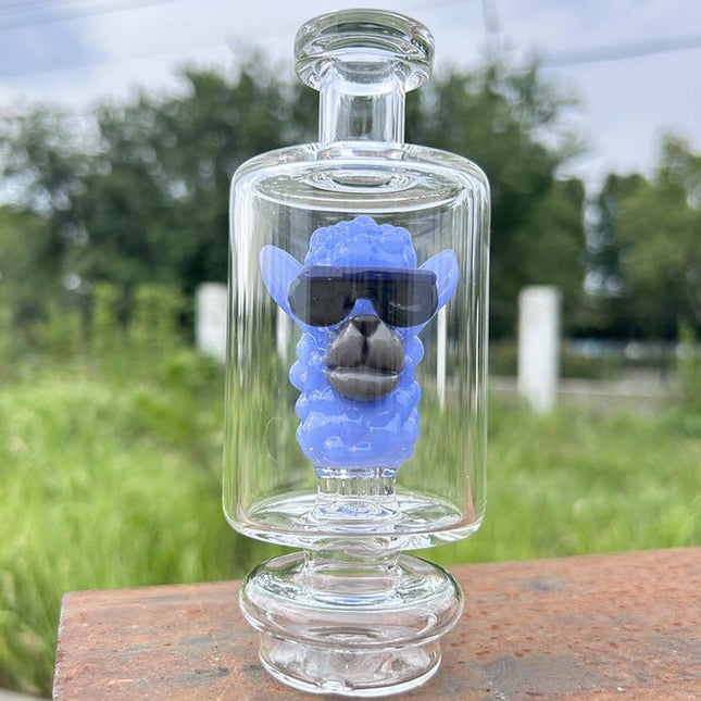5.9" Puffco Peak & Peak Pro Compatible Replacement Glass - Assorted Llama - Virginia Vapes & Tobacco