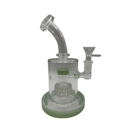 7" Shower Perc Water Pipe slyme green
