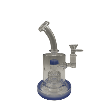 7" Shower Perc Water Pipe light blue