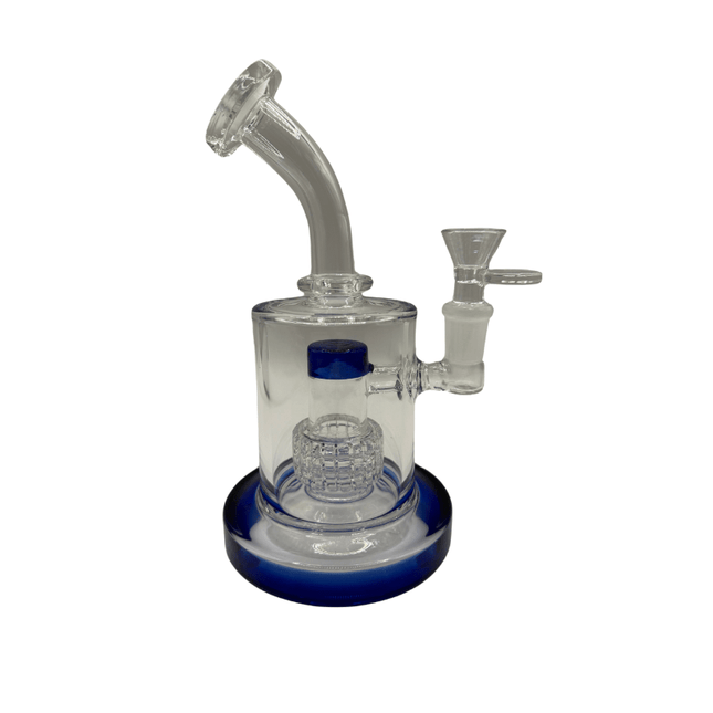 7" Shower Perc Water Pipe dark blue