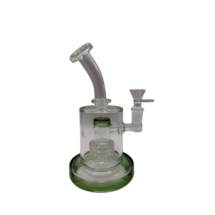 7" Shower Perc Water Pipe green