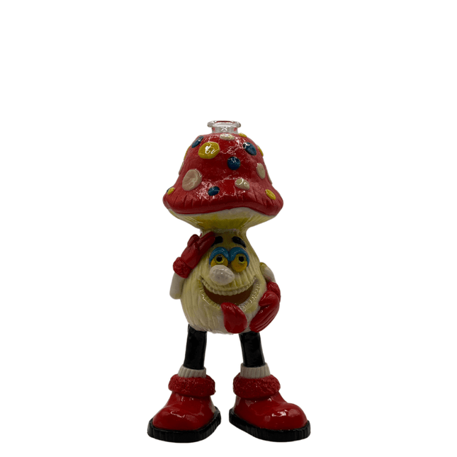 8" Custome Character Wax Rig mushroom man