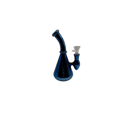 8" Iridescent Water Pipe blue