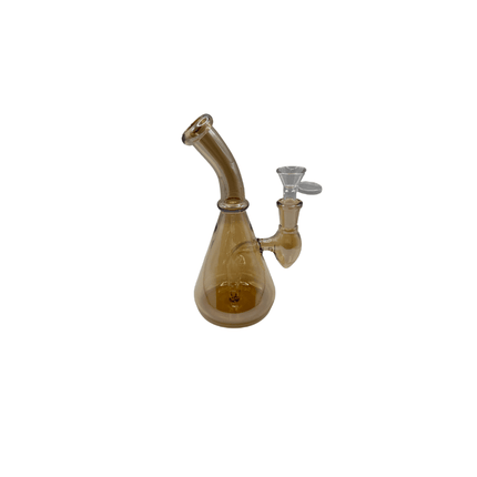 8" Iridescent Water Pipe gold