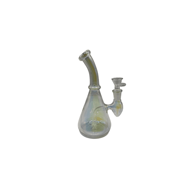 8" Iridescent Water Pipe clear