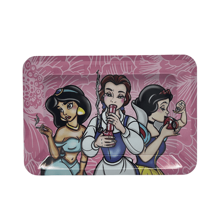 8" Rectangle Rolling Tray princess
