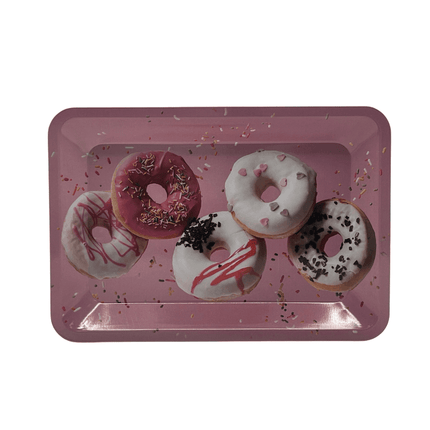 8" Rectangle Rolling Tray donut