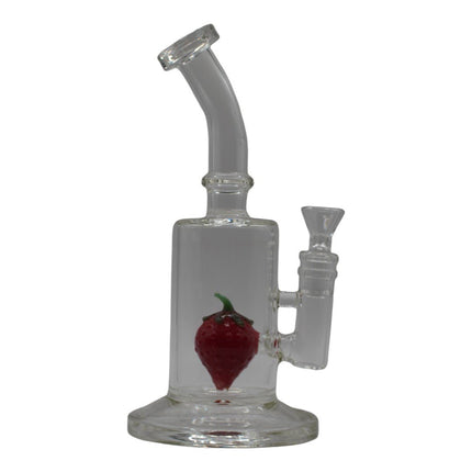 8" Strawberry Water Pipe - Virginia Vapes & Tobacco