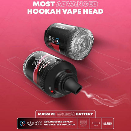 Al Fakher Crown Bar Cloud Force Max 50K Disposable E-Hookah Head 5mg