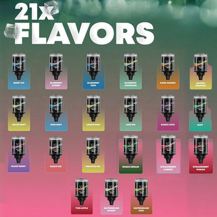 Al Fakher Crown Bar Cloud Force Max 50K Disposable E-Hookah Head 5mg