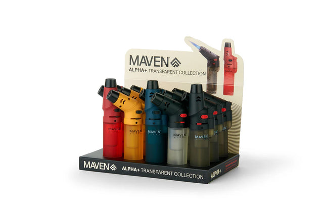 Maven Alpha+ Transparent Torch (assorted colors)