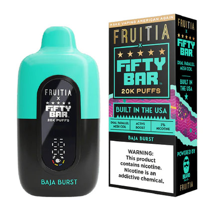 Frutia X Fifty Bar 20k 5% Disposable