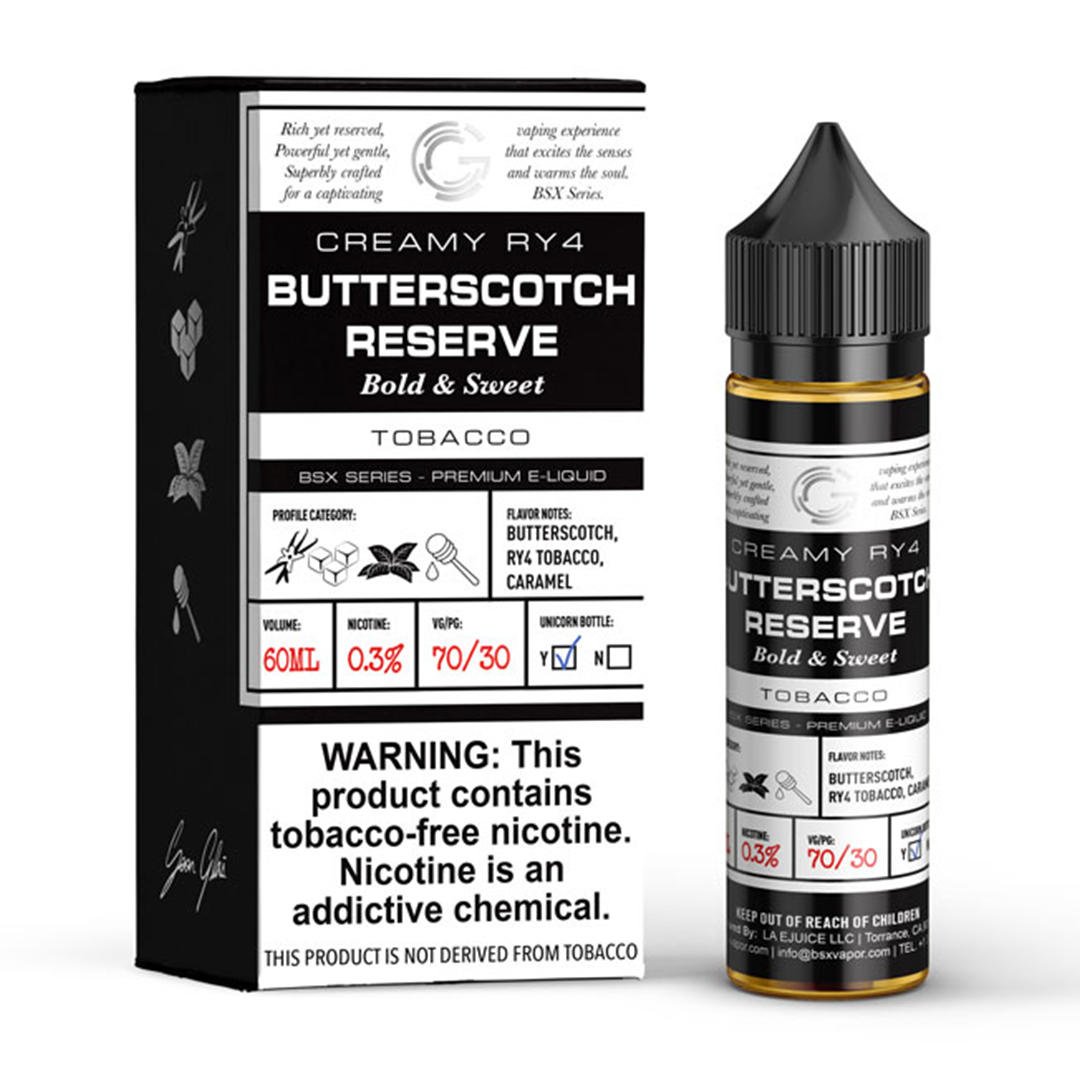 Basix Butterscotch Reserve 60ml - Virginia Vapes & Tobacco