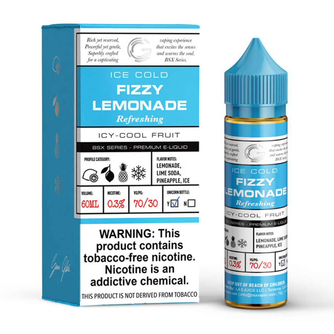 Basix Fizzy Lemonade 60ml - Virginia Vapes & Tobacco