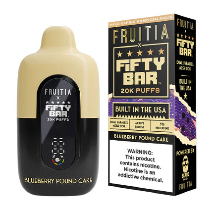 Frutia X Fifty Bar 20k 5% Disposable
