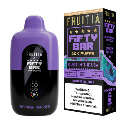 Frutia X Fifty Bar 20k 5% Disposable