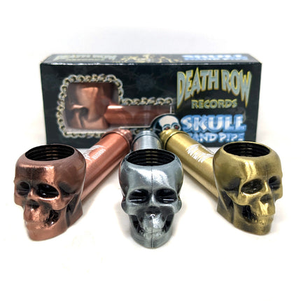 Death Row Skull Hand Pipe