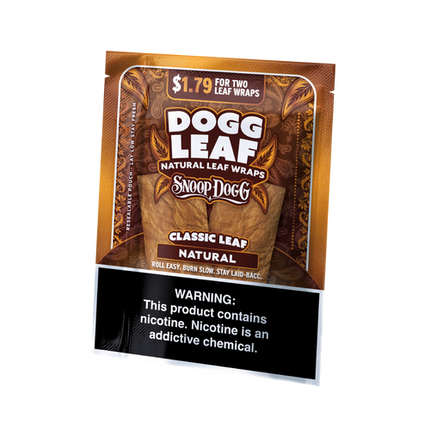 Dogg Leaf Flat Wraps Natural