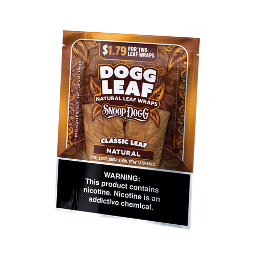 Dogg Leaf Flat Wraps Natural