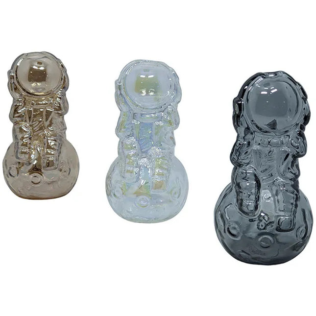 4" Electro Plated Spaceman Hand Pipe