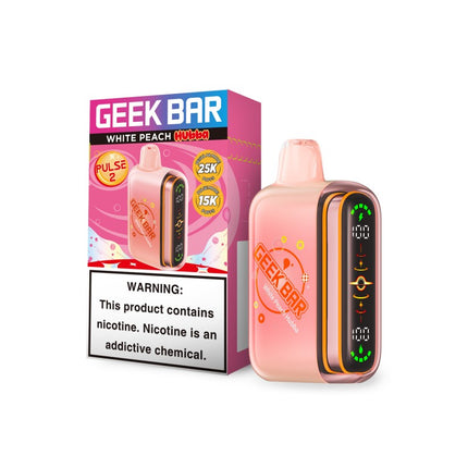 Geek Bar Pulse 2 White Peach Hubba