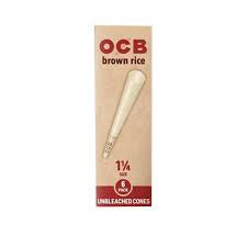 OCB Brown Rice Cones - Virginia Vapes & Tobacco