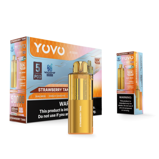 YOVO JB50k Nixodine POD ONLY Strawberry Tang