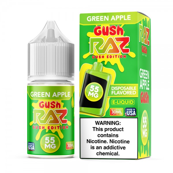 Pod Juice X RAZ Green Apple Gush Salts 30ml