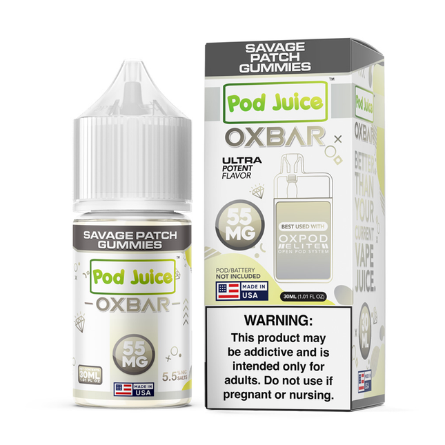 Pod Juice Savage Patch Gummies Salt 30ml