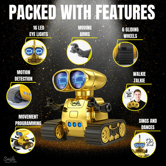 Smyle Labs - Robotjamin Robot Controlled Robot and Cart Battery - Golden Edition