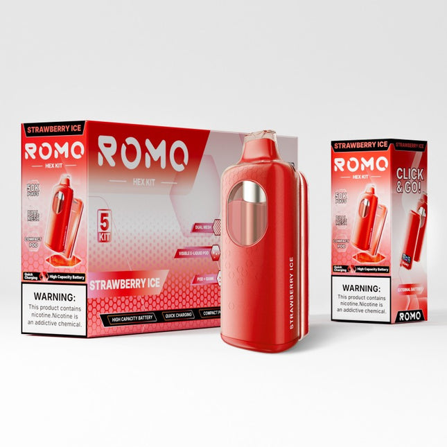 Romo Hex Pod Full Kit Disposable 5%