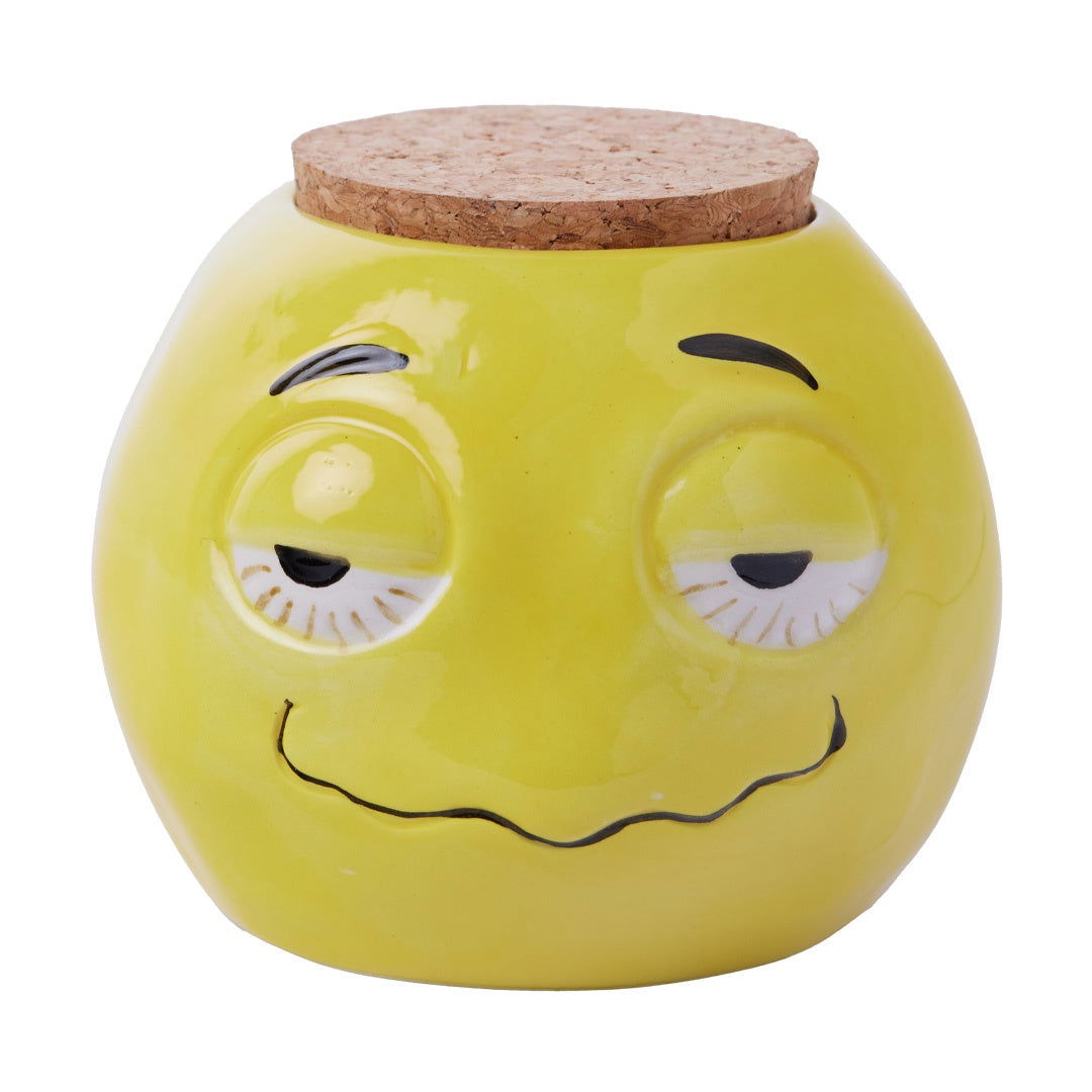 Stoned Emoji Stash Jar - Virginia Vapes & Tobacco