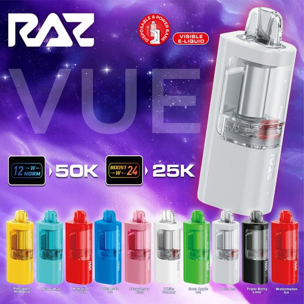 RAZ VUE 50k POD ONLY Disposable
