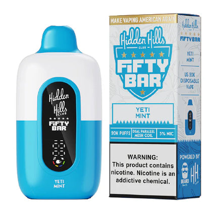 Hidden Hills X Fifty Bar 20k 5% Disposable
