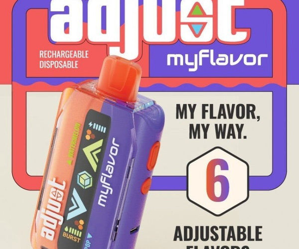 Adjust MyFlavor 40k 5% Disposable - Virginia Vapes & Tobacco Adjust MyFlavor 40k 5% Disposable - Virginia Vapes & Tobacco