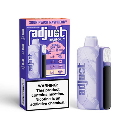 Adjust MySour 40k 5% Disposable sour peach raspberry