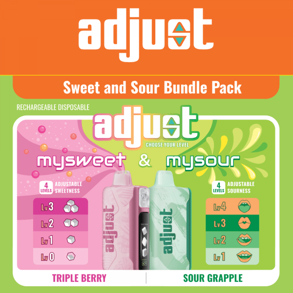 Adjust MySweet + MySour 40K Disposable Bundle
