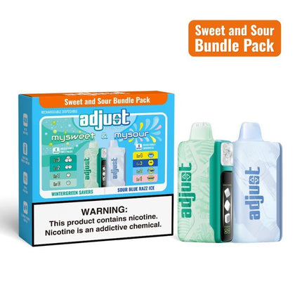 Adjust Sweet & Sour Bundle wintegreen savers sour blue razz ice