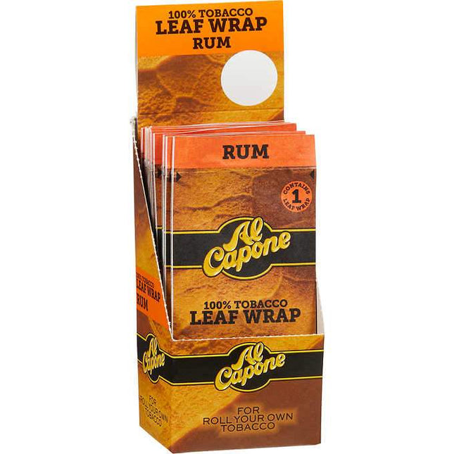 Al Capone Single Tobacco Wrap Rum - Virginia Vapes & Tobacco